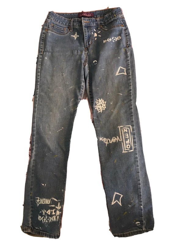 *Absodeitly Size 6 Custom Gloria Vanderbilt Blue Jeans Skinny (L1)