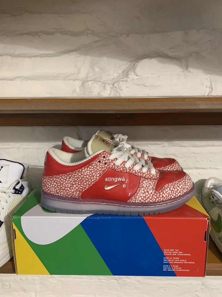 Size UK 7.5 - Nike SB Dunk Low Stingwater Magic Mushroom, photo 1 of 3