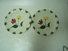 Blue Ridge Southern Potteries "First Love" Salad Plate Lot of Two 7 1/8" VGC
