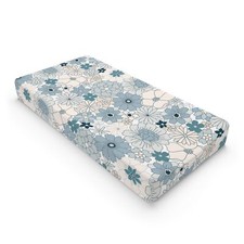 Blue Floral BoHo Baby Changing Pad Cover