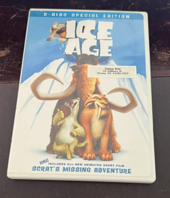 2 DISC SPECIAL EDITION ICE AGE DVD | eBay