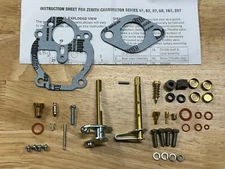 Allis Chalmers WC, WD & WF Zenith Complete Carburetor kit 9707 & 10981