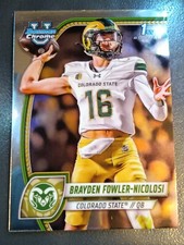 2024 Bowman University Chrome - #24 Brayden Fowler-Nicolosi (RC) Colorado State 