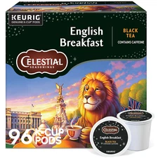 English Breakfast Black Tea, Single-Serve Keurig K-Cup Pods, 96 Count