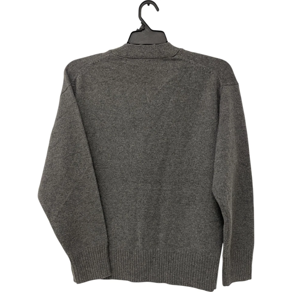 Cárdigan suéter Massimo Dutti de cachemir para hombre M gris medio 0906/333 nuevo con etiquetas Foto 2 de 4
