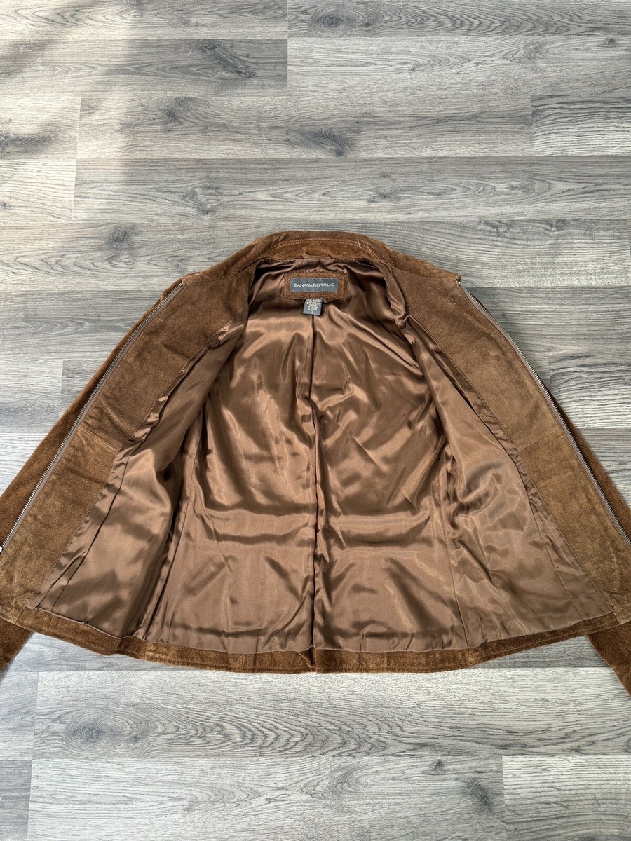Vintage 90s Banana Republic Camel Brown Suede Leather Jacket Vintage 90s Banana Republic Camel Brown Suede Leather Jacket