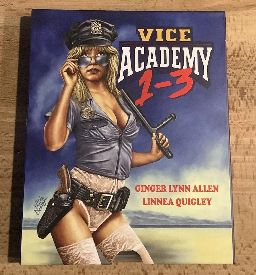 VICE ACADEMY 1-3 (Blu Ray) w/ Slipcase Poster Vinegar Syndrome Linnea Quigley - Image 2 of 4