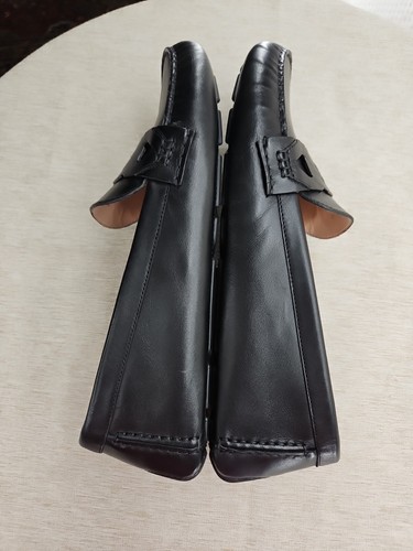 Cole Haan Women's Evelyn Chain Driver Black Leather Sz 11 B NEW w/o Box - Picture 8 of 11