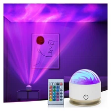 Northern Light Projector 16Color Aurora Galaxy Lamp Ocean Wave Bedroom Decor