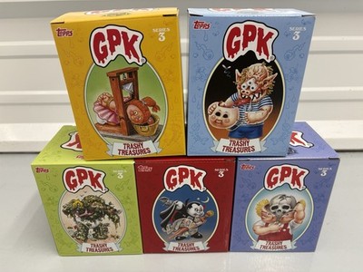 Garbage Pail Kids Trashy Treasures Series 3 Complete Base Set + Trading Cards