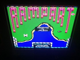 Rampart NES, Authentic Cart, Sleeve, Cleaned, Working