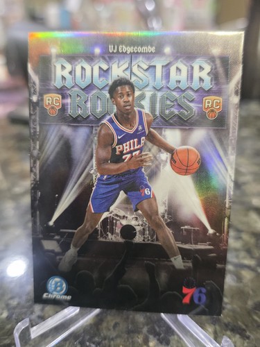 2025-26 Bowman - Rockstar Rookies VJ Edgecombe #RR-3 Refractor (RC)
