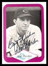 1975 GREAT PLAINS GREATS # 27 MEL HARDER SIGNED AUTOGRAPHED