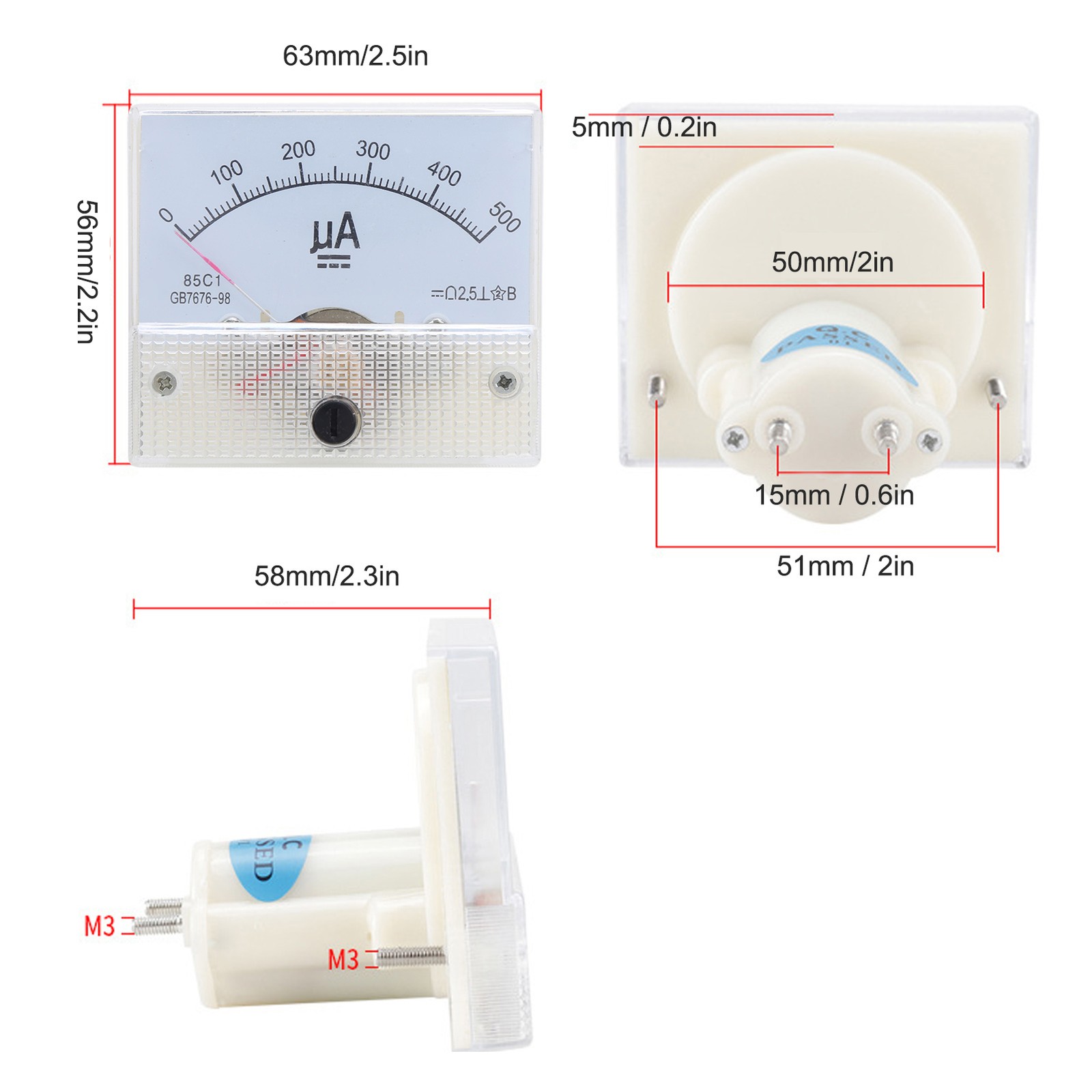 High Accuracy 85C1 Current Meter For DC Circuit Monitoring☜