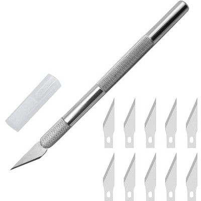 Skalpell Set Präzisions-Carving Craft Messer Bastelmesser Ersatzklingen 10 Stück