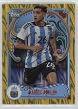 2023 Topps Argentina Fileteado Yellow Tango 49/150 Nahuel Molina #4 14md