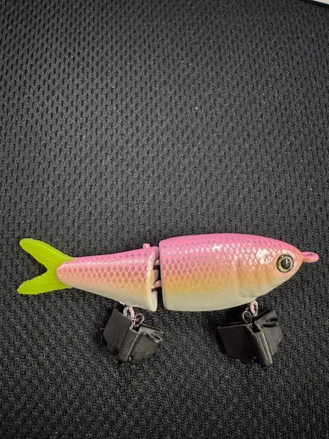 YORK & CO. CUSTOM SWIMBAITS - ELECTRIC CHICKEN 4” Nugget - (NEW/NEVER USED) - Image 5