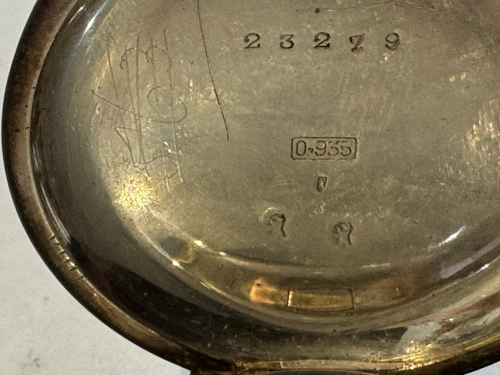 Antique Solid Silver Pocket Watch And Double Albe… - image 11