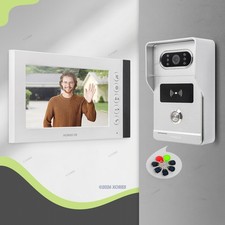 HOMSECUR Video Doorphone Intercom Door Bell RFID Keyfobs Night Vision Door Unloc