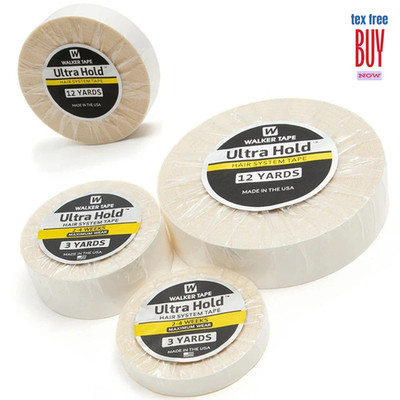 Walker Ultra Hold Tape 3/4'' x 12 Yards Strong Adhesive Tape for Lace Wigs Toupee