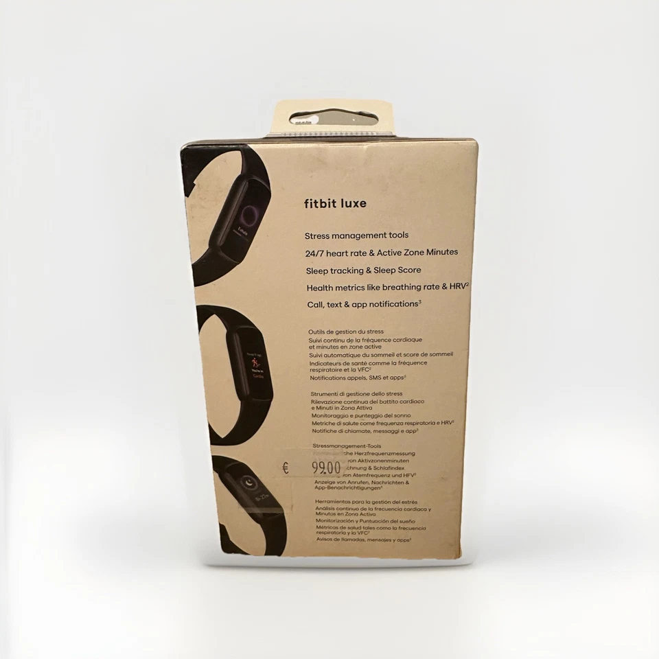 Fitbit Luxe Aktivitäts-Tracker - Schwarz/Edelstahl Graphit - Bild 3 von 4