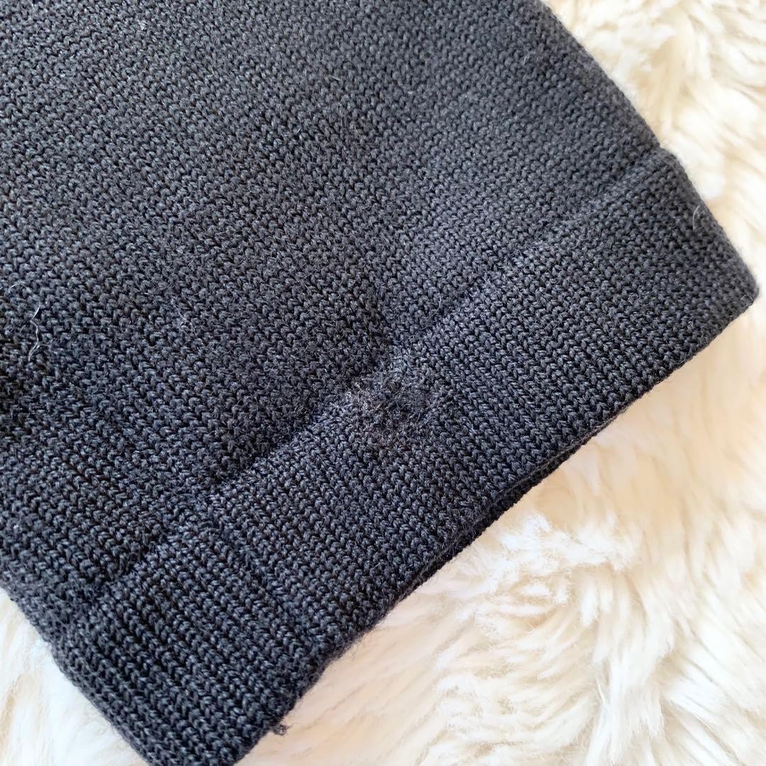 Celine Logo Patterned Docking Knit Sweater Black/… - image 18
