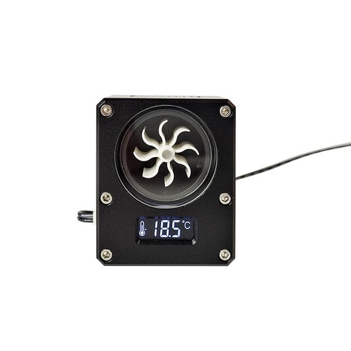 Computer Water Cooling Temperature Sensor Monitor Display Flow Meter Indicator - Photo 9/20