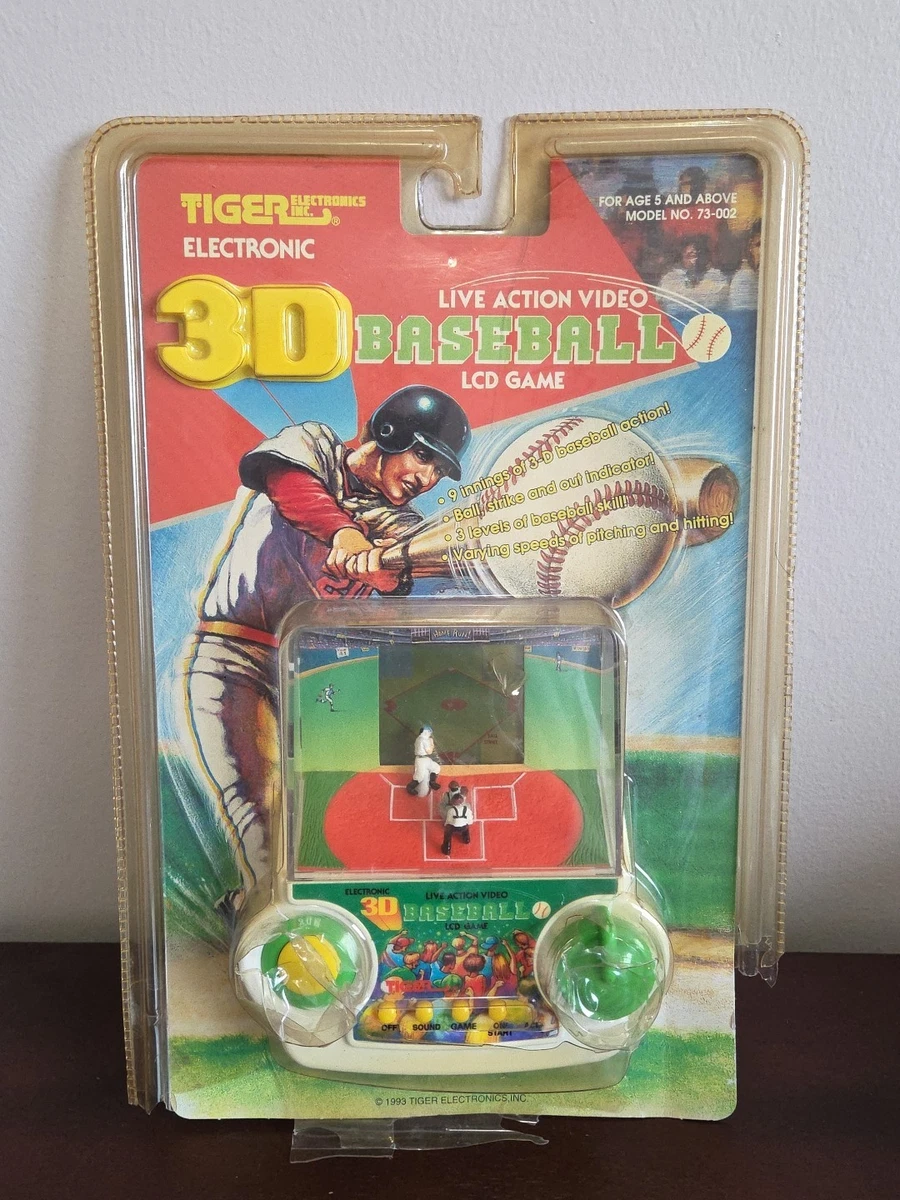 New Partially Sealed Vtg 1993 Tiger Electronics 3D Baseball