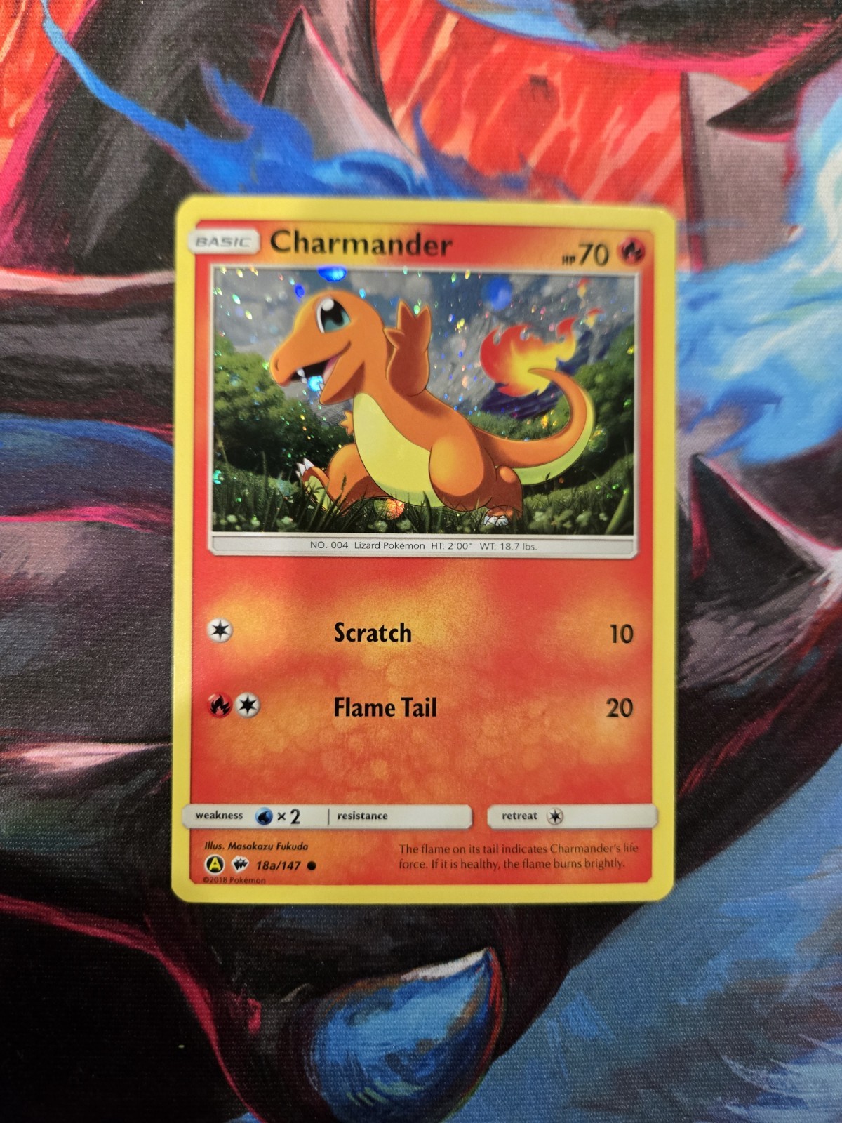 Charmander 18a/147 HD Cosmos Holo Promo Alternate Art Pokemon Card Near Mint/LP+