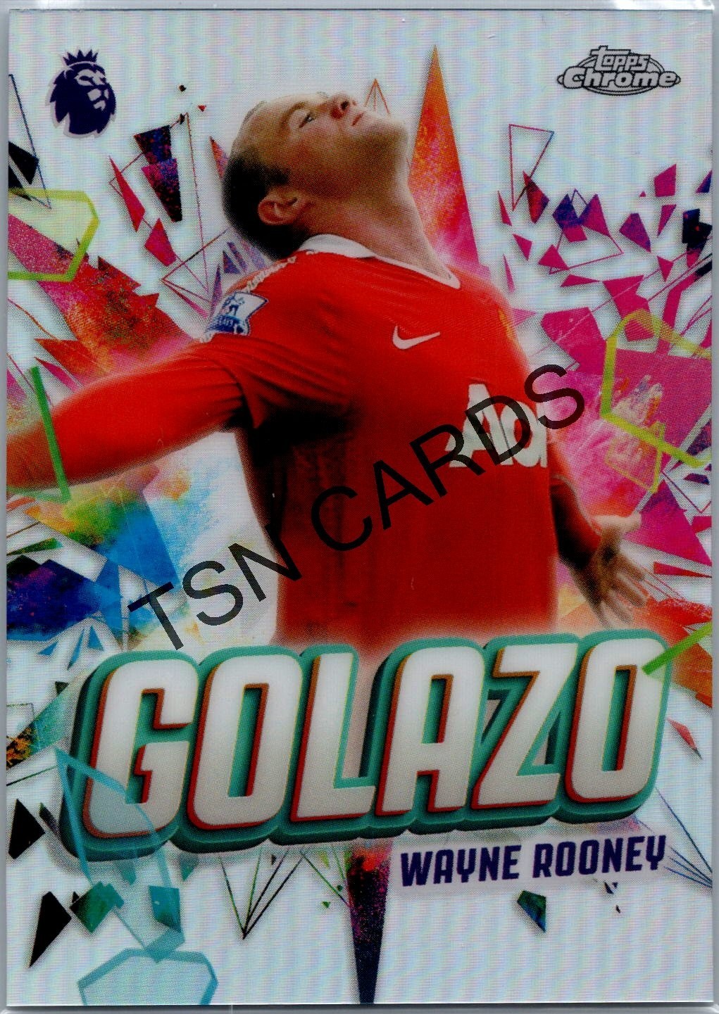 2025-26 Topps Chrome Premier League EPL #GZ-11 Wayne Rooney Golazo Refractor