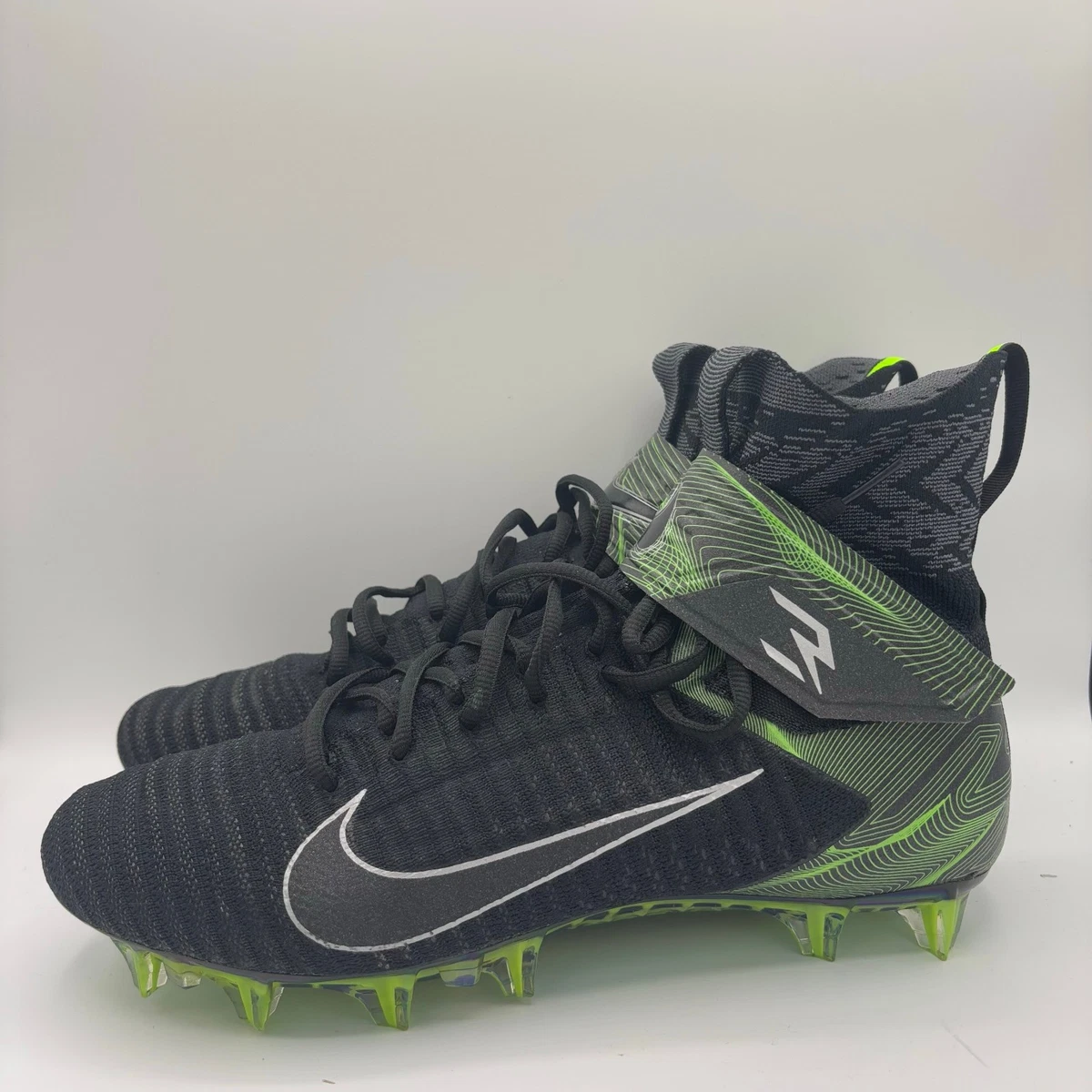 Nike Russell Wilson x Alpha Menace Elite 2 Black Green for 