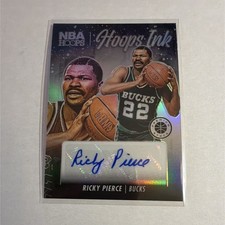 Panini NBA Hoops Premium Stock 2023-24 Ricky Pierce Hoops Ink Auto #HI-RIK
