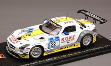 Spark Mercedes Sls Amg Gt3 Rowe Racing N 22 3rd 24h Nurburgring 2013 K.graf T.jager J.seyffarth N.bastian 1:43 SG079