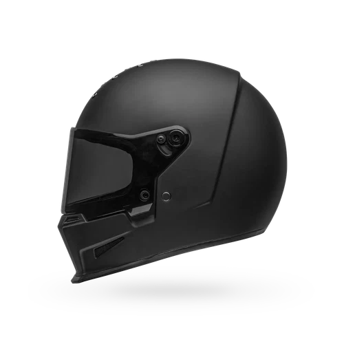 Bell Eliminator Solid ECE 22.06 Full Face Moto Motorcycle Helmet Matt Black - Picture 5 of 9
