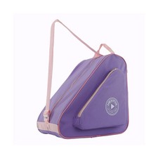 Skate Bag for Ice, Inline, Roller  Quad Skates - Kids  Adults Purple/Pink