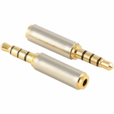 3.5mm Male to 2.5mm Female Stereo Mic Audio Headphone Adapter Converter
