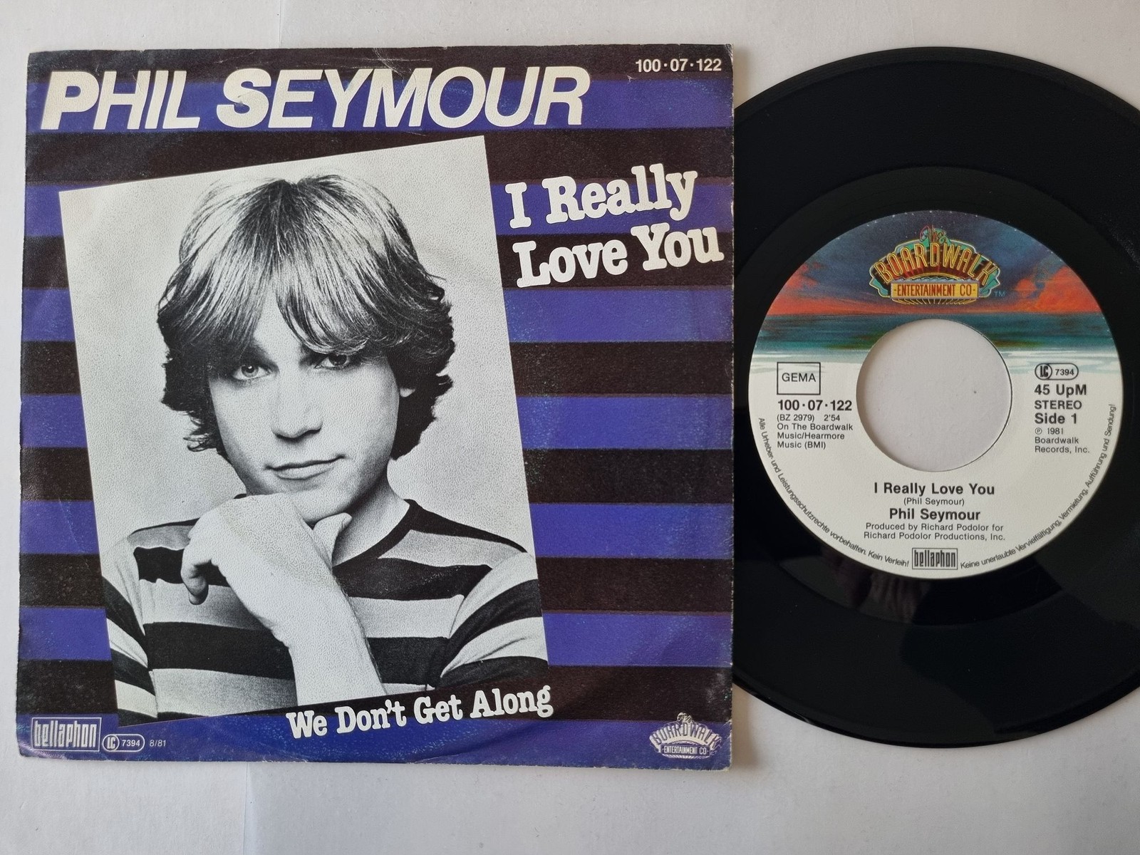 Phil Seymour - I Really Love You 7'' Vinyl Germany