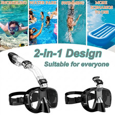 Adult Tempered Glass Diving Set Scuba Anti-Fog Goggles and Snorkeling Mask Tube
