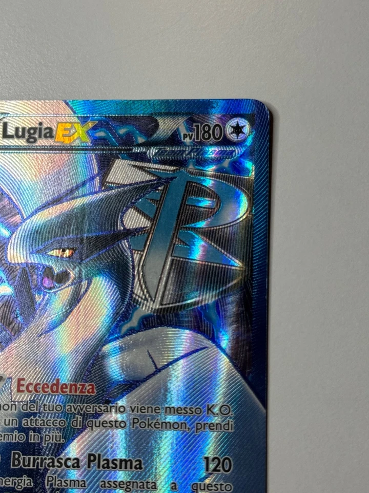 Lugia EX Team Plasma Full Art FA 134/135 Storm Holo Rare Pokemon TCG ITALIAN MP+ - Image 3 of 4