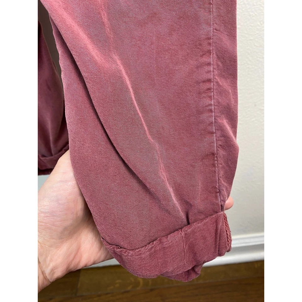 Mono utilitario Urban Outfitters BDG para mujer XS rosa polvoriento con cinturón manga corta Foto 3 de 4