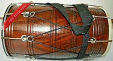Musical Instrument Wedding Rosewood Sheesham Punjabi Bhangra Dhol With Bag
