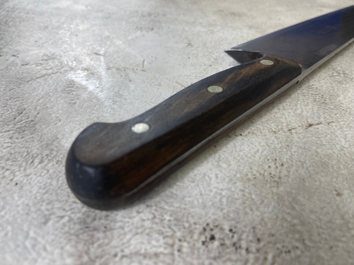 Vintage Gustav Emil Ern Chef 31cm Knife Made in German 🇩🇪 Carbon Steel 1887 - Bild 8 von 22