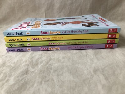 Anna, Banana Books Friendship Monkey Bet Puppy 1-4 Scholastic Anice Mrose Rissi