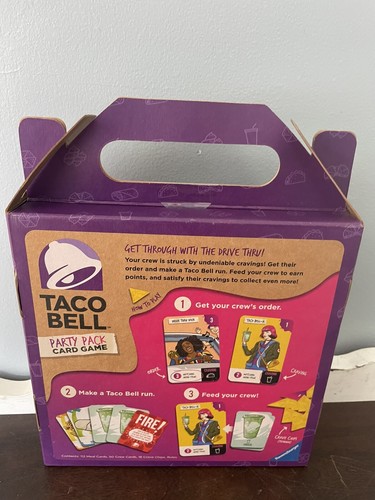 Taco Bell Party Pack Card Game Brand New in Box, Sealed Ravensburger Ages 8+ - Picture 2 of 6
