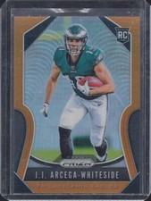 J.J. ARCEGA WHITESIDE 2019 PANINI PRIZM ORANGE ROOKIE PRIZMS RC #D 183/249