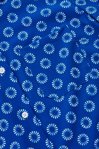 Biz Care Florence Womens Daisy Print Short Sleeve Shirt Lightweight Easy Care - Picture 2 of 23