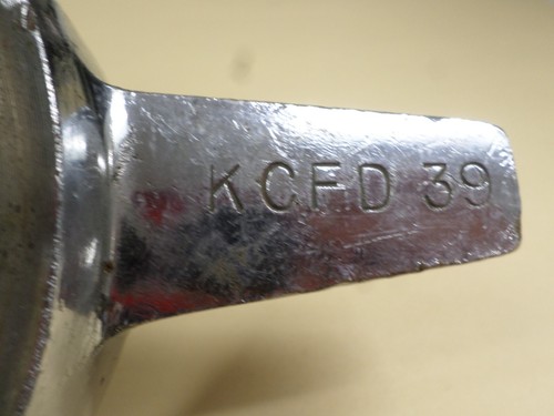 Adattatore idrante tubo antincendio ottone cromato vintage 4" NH femmina a 4" NPT maschio - Foto 5 di 14