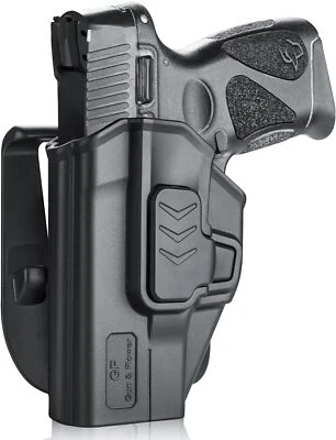 GUN&FLOWER OWB Holster Fits Taurus G2C/G3C,Taurus Millennium G2 PT111/PT140 Left Hand