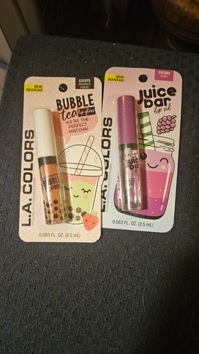 L.A. Colors Set Of 12 Pieces Bubble Tea Lip gloss & Eyeshadow Complete Set! - Picture 4 of 7