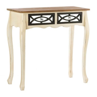 Clearance 78 Off Rustic Console Sofa Table Hallway 2 Mirrored Drawers 849179036850